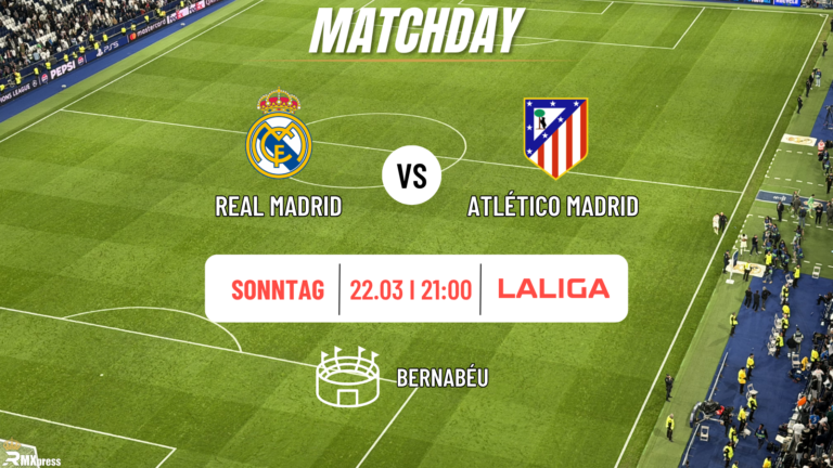 Derby im Bernabéu: Real Madrid empfängt Atlético zum Schlüsselspiel im Titelrennen