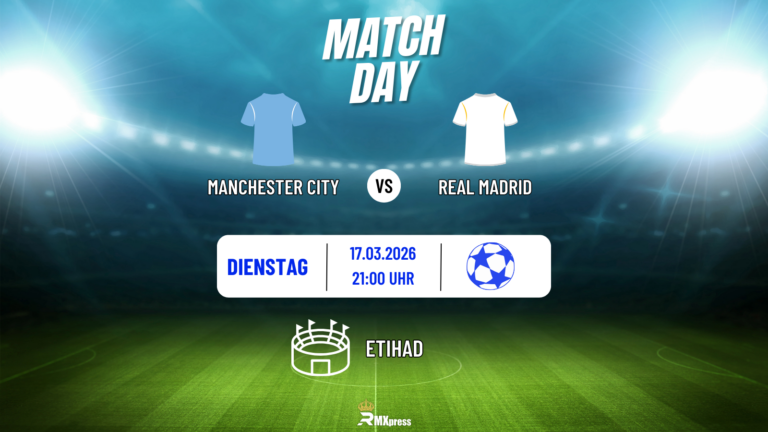 Showdown im Etihad: Real Madrid verteidigt 3:0-Vorsprung gegen Manchester City
