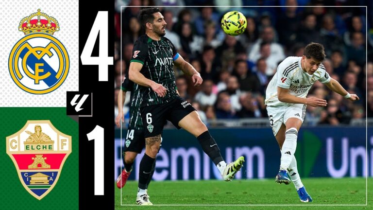 Highlights 28. LaLiga Spieltag – Real Madrid 4:1 Elche