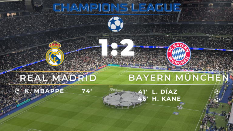 Zu spät erwacht: Real Madrid unterliegt Bayern – Hoffnung lebt weiter