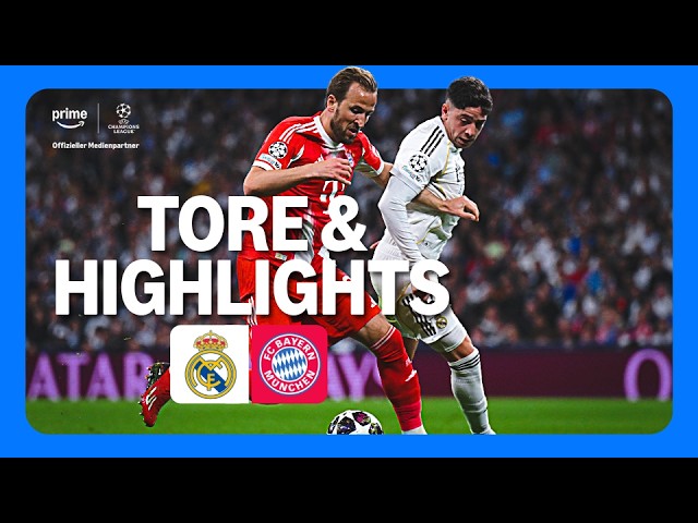 Highlights CL Viertelfinal-Hinspiel – Real Madrid 1:2 Bayern München