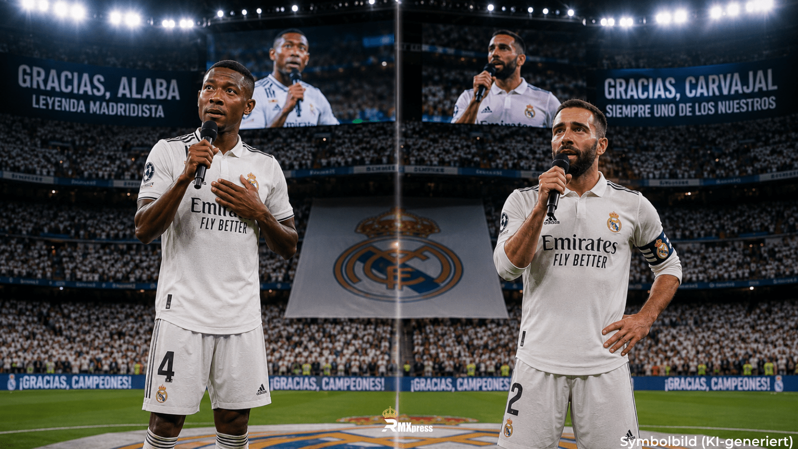 Emotionaler Abschied im Bernabéu: Alaba und Carvajal sagen offiziell Adiós