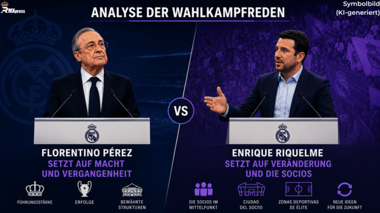 Wahlkampf-Analyse bei Real Madrid: Pérez vs Riquelme