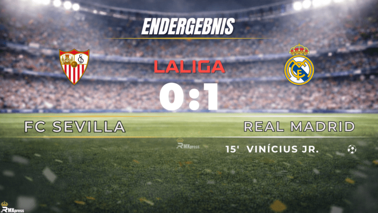 Vinícius erlöst Real Madrid: Sieg in Sevilla bringt zumindest etwas Ruhe
