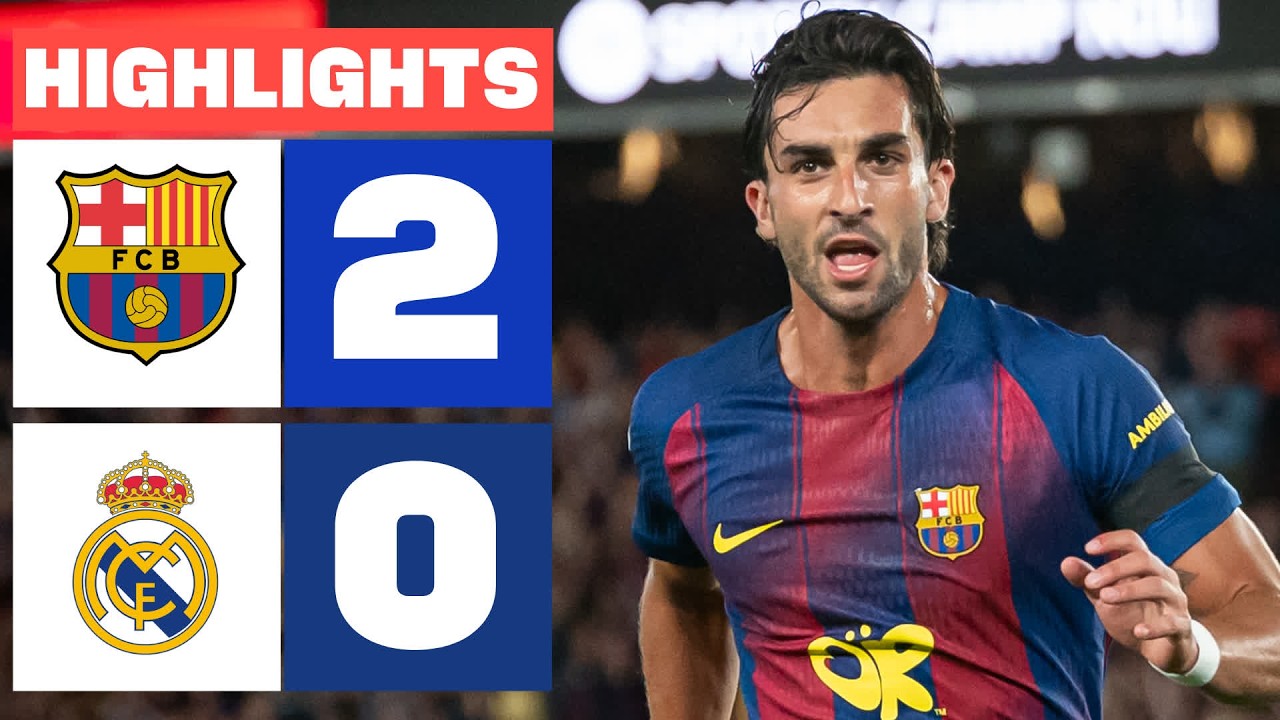 Highlights 35. LaLiga Spieltag – FC Barcelona 2:0 Real Madrid