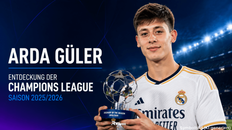 UEFA zeichnet Arda Güler aus: Champions-League-Entdeckung der Saison