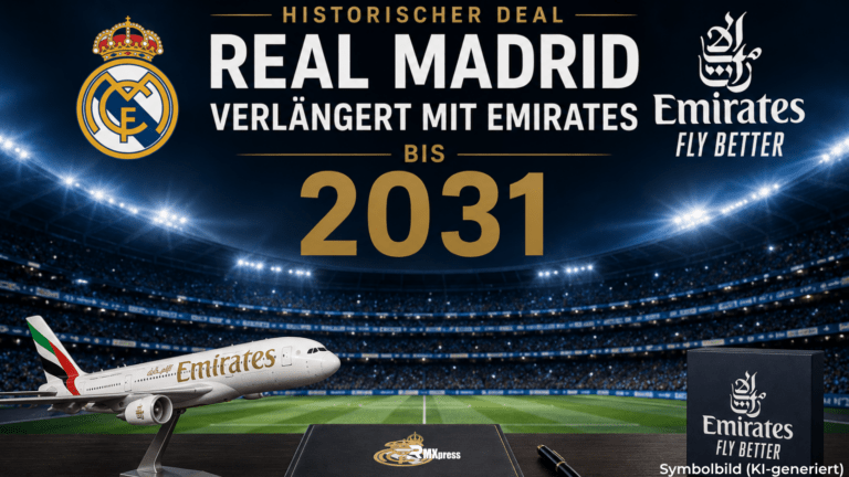 Historischer Deal: Real Madrid verlängert mit Emirates bis 2031