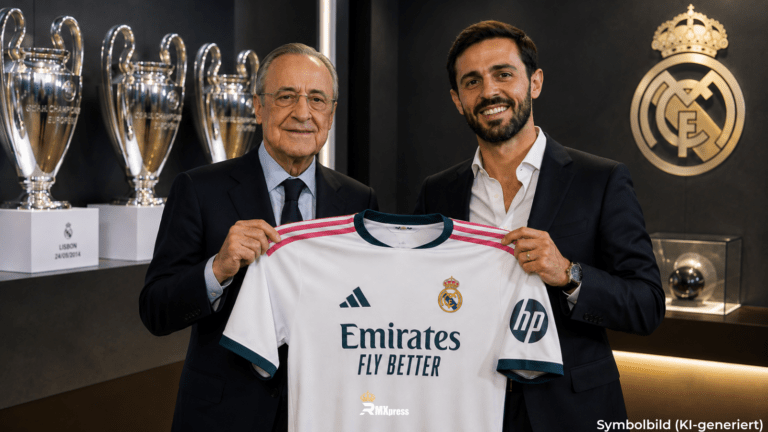 Bernardo Silva offiziell vorgestellt: „Schon als Kind träumt man von Real Madrid“