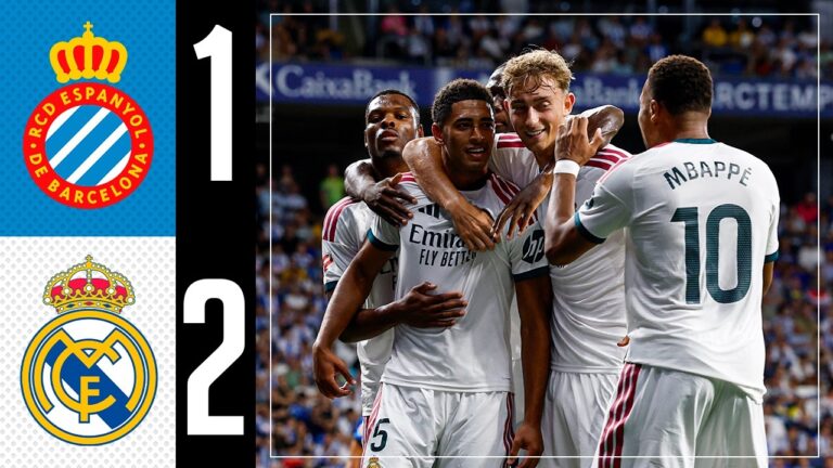 Highlights 2. LaLiga Spieltag – Espanyol 1:2 Real Madrid