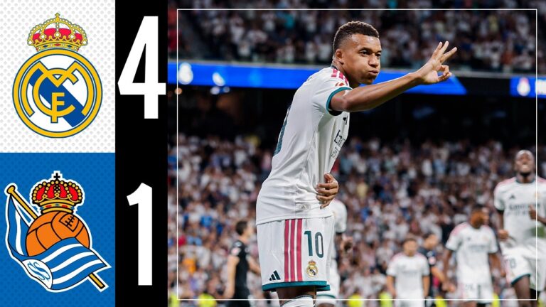 Highlights 1. LaLiga Spieltag – Real Madrid 4:1 Real Sociedad