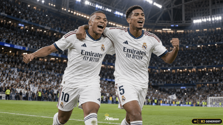 Real Madrid schlägt Rayo deutlich – Mbappé trifft doppelt, Güler überzeugt nach Einwechslung