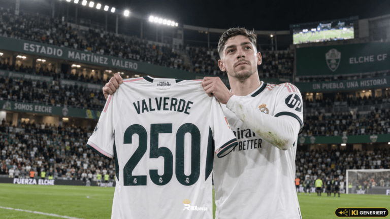 Valverde feiert 250. LaLiga-Spiel für Real Madrid: „Ich will weiter Geschichte schreiben“