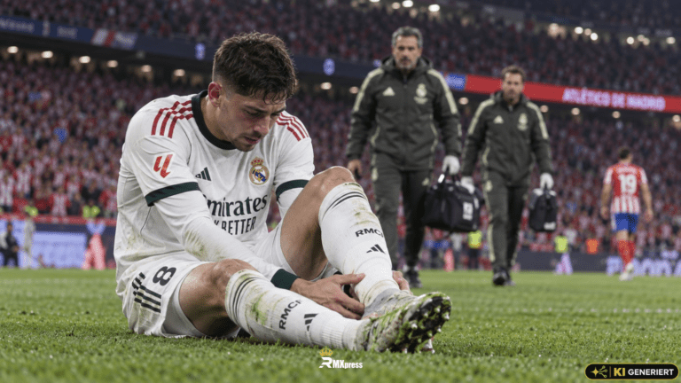Valverde verletzt nach Derby-Tritt – Real Madrid bestätigt „schweres Trauma“ am linken Knöchel