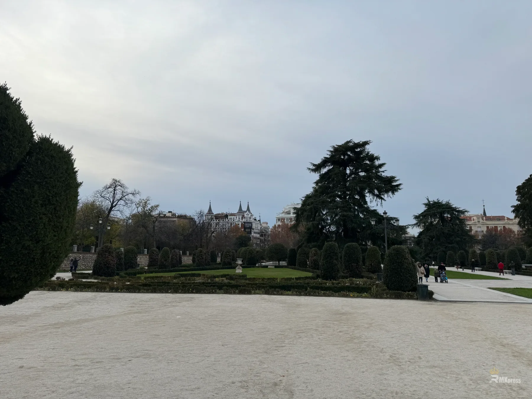 Retiro-Park in Madrid