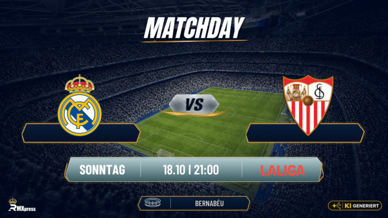 Real Madrid gegen Sevilla: Pflichtaufgabe vor Leipzig und dem Clásico