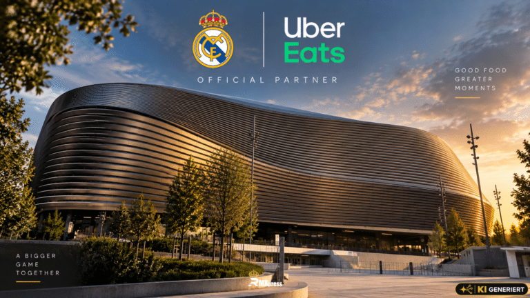 Uber Eats wird neuer offizieller Partner von Real Madrid