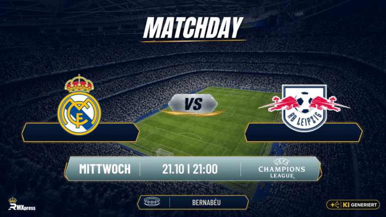 Real Madrid gegen RB Leipzig: Volle Konzentration vor dem Clásico